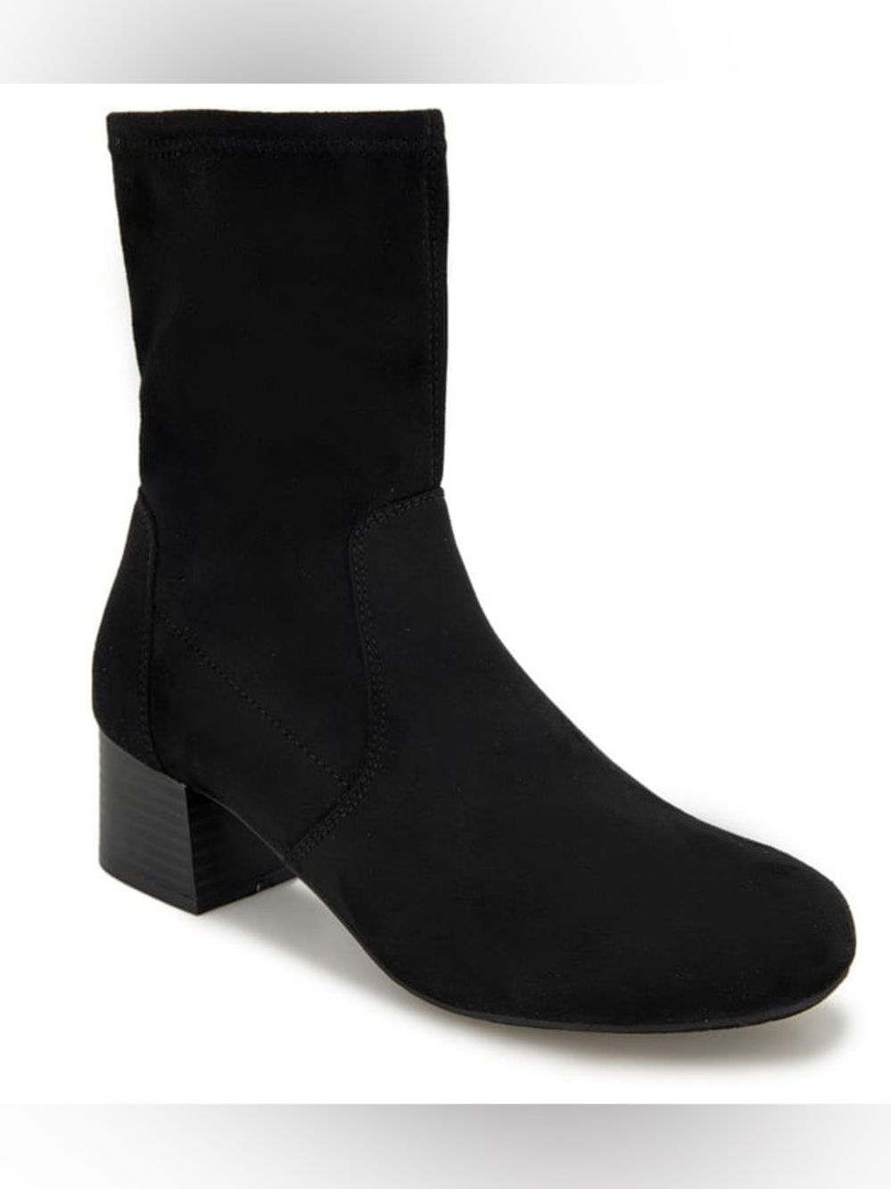 Kenneth Cole Reaction Women's Road Stretch Block Heel Booties Size 9.5M